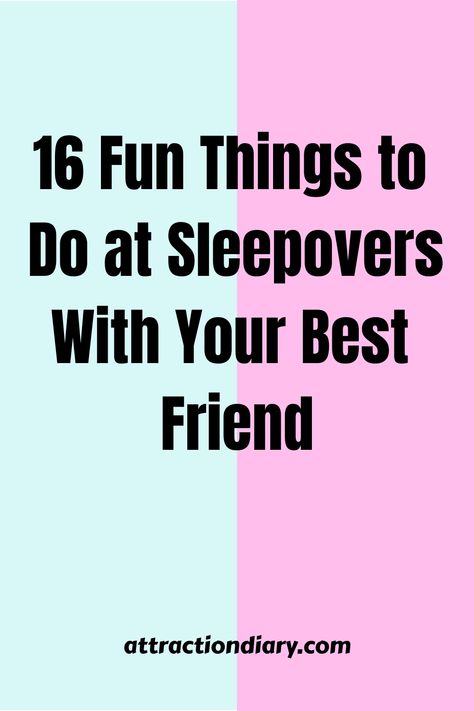 16 fun things to do at sleepovers with your best friend. What To Do With Ur Bestie At Home, Non Boring Sleepover Ideas, Sleepover Things To Do At Night, Things To Do 2 People, Things To Do On Rainy Days With Friends, What To Do With Bestie At Home, 2 People Sleepover Ideas, What To Do At A Sleepover With 2 People, Adult Sleepover Ideas