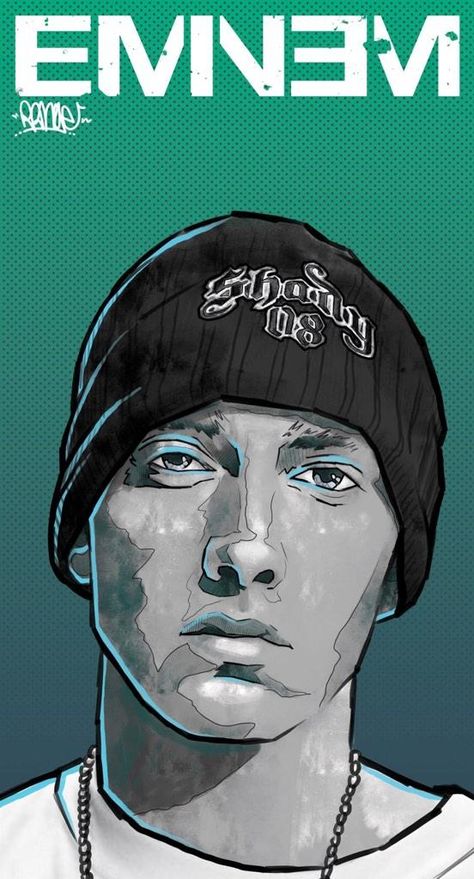 Robert Capaldo ‏@range1one Eminem with @illustrator and @photoshop #madewithwacom Eminem Drawing, Eminem Poster, Images Pop Art, Tupac Art, Eminem Wallpapers, Hip Hop Artwork, Hip Hop Poster, Eminem Rap, Rapper Art