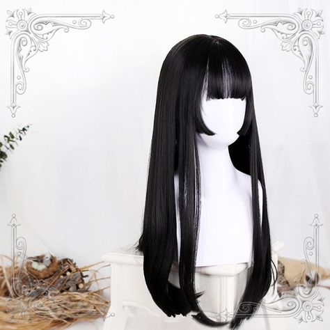 Curly Full Lace Wig, Kawaii Wigs, Long Straight Wig, Stylish Short Hair, Anime Wigs, Kawaii Hairstyles, Short Hair Wigs, As Pictures, Size Difference