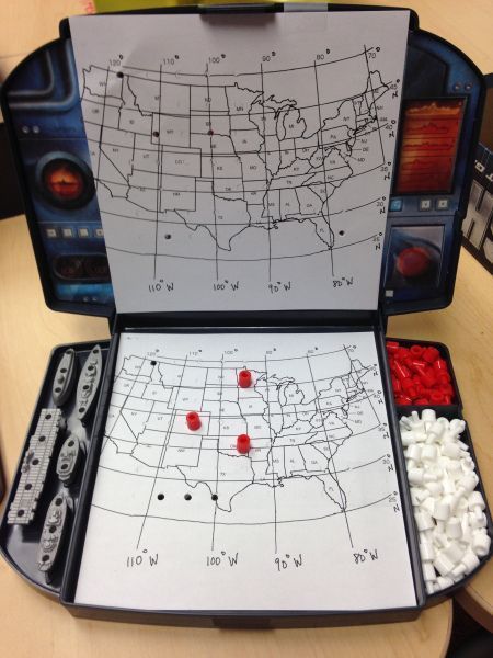 Longitude and latitude - Upper elementary map skills using Battleship game Battleship Game, 3rd Grade Social Studies, Mental Map, Geography Activities, 4th Grade Social Studies, 6th Grade Social Studies, Teaching Geography, 5th Grade Social Studies, Homeschool Geography