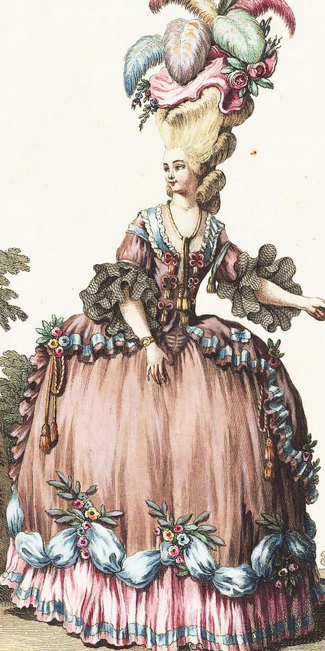 French Rococo Fashion, Rokoko Aesthetic, Rokoko Fashion, French Gown, 1750s Fashion, 18th Century French Fashion, 1600s Fashion, Georgian Fashion, Ribbons Flowers