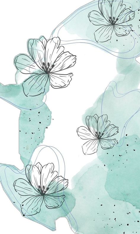 Cute Home Screen Wallpaper, Phone Wallpaper Boho, Floral Wallpaper Iphone, Simple Phone Wallpapers, Simple Iphone Wallpaper, Cute Simple Wallpapers, Phone Wallpaper Patterns, Flower Background Wallpaper, Dessin Adorable