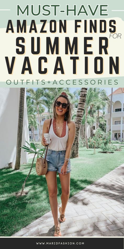 Check out the article if you need some new summer vacay outfits. Here you will find the best Amazon finds for summer beach vacation outfits. Get ready and enjoy the holidays. Womens Beach Wear, Summer Outfits For Beach Vacations, Beach Outfits Women Vacation Casual, Casual Florida Vacation Outfits, Clothes For Mexico Vacation For Women, Amazon Mexico Vacation Outfits, Spring Break Mexico Outfits, Spring Outfits Florida, Summer Outfits Amazon Finds