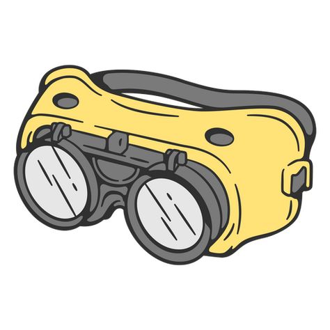 Welding goggles PNG Design Chemistry Apparatus, Goggles Png, Goggles Illustration, Goggles Drawing, Lab Goggles, Welding Goggles, Props Concept, Snow Goggles, Protective Gear