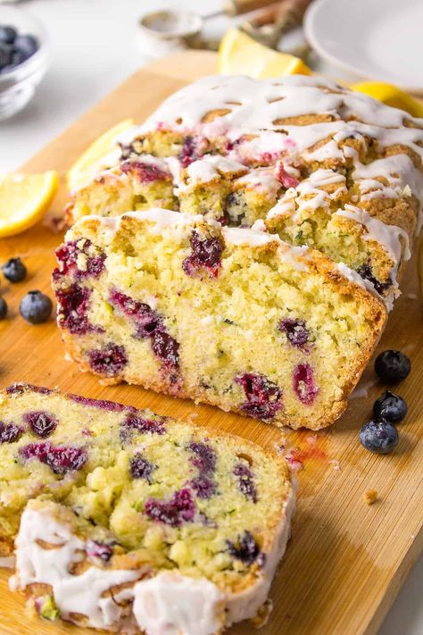 This Blueberry-Zucchini Bread features the classic zucchini bread flavor you love, but adds plump, fresh blueberries to the mix. Biscuits With Buttermilk, Zucchini Bread Cake, Blueberry Zucchini Cake, Cranberry Quick Bread, Cowboy Caviar Dip, Bread Blueberry, Caviar Dip, Cake Mix Banana Bread, Blueberry Zucchini Bread