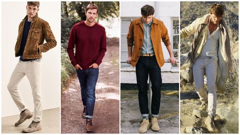 How to Wear Desert Boots (Ultimate Style Guide) - The Trend Spotter Clarks Desert Boot Outfit Men, Clarks Desert Boot Outfit, Desert Boots Men Outfit, Desert Boot Outfit, Clark Desert Boots, Desert Boots Outfit, Clarks Desert Boots Men, Boot Outfit Ideas, Brown Desert Boots