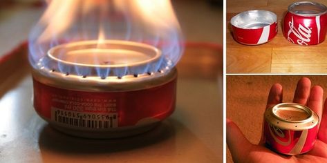 Soda Can Stove, Wood Gas Stove, Diy Stove, Small Stove, Camping Diy, Alcohol Stove, Portable Stove, Single Burner, Emergency Preparation