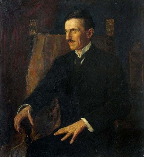 Lwoff-Parlaghy's portrait of Nikola Tesla Nikola Tesla Inventions, Tesla Turbine, Nikola Tesla Quotes, Tesla Inventions, Tesla Quotes, Nicola Tesla, Pet Lion, Nicolas Tesla, Scientific Experiment