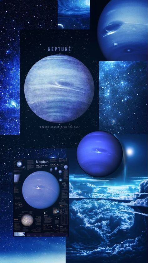 The Planet Neptune, Neptune Wallpaper Planet, Neptune Wallpaper Iphone, Netuno Wallpaper, Aesthetic Planets Wallpaper, Netuno Aesthetic, Wallpaper Planets Aesthetic, Neptune Planet Wallpaper, Neptunus Planet Aesthetic