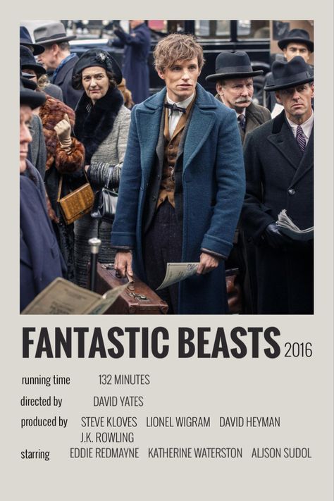 fantastic beasts polaroid poster by summersorrows Movie Polaroid Posters, Movies Polaroid, Minimalist Poster Movie, Polaroid Movies, Fantastic Beasts Poster, Movie Polaroids, Polaroid Movie Poster, Movie Character Posters, Fantastic Beasts Movie