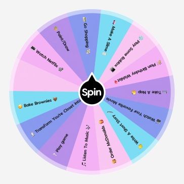 When You're Bored... | Spin the Wheel - Random Picker Stuff To Do When Bored At Home, Write A Short Story, Bake Brownies, Spin The Wheel, Spin The Bottle, Best Friend Day, Mini Home, What To Do When Bored, A Short Story