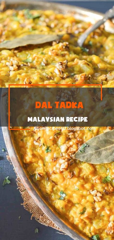 This creamy garlicky quick vegan dal tadka recipe is a weekly staple in our house. As a vegetarian, this healthy economical tasty dish has definitely conquered my heart! #Malaysian #Recipes #Tadka Vegan Dal, Dal Tadka Recipe, Tadka Recipe, Malaysian Recipes, Dhal Recipe, Dal Tadka, Creative Breakfast, Quick Vegan, Paleo Recipes Breakfast