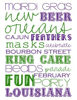 Crafty Kayla: 2 Free Mardi Gras Printables Mardi Gras Printables, Southern Quotes, Madi Gras, Mardi Gras Crafts, Mardi Gra, Recollections Planner, Cricket Ideas, New Orleans Mardi Gras, Mardi Gras Decorations