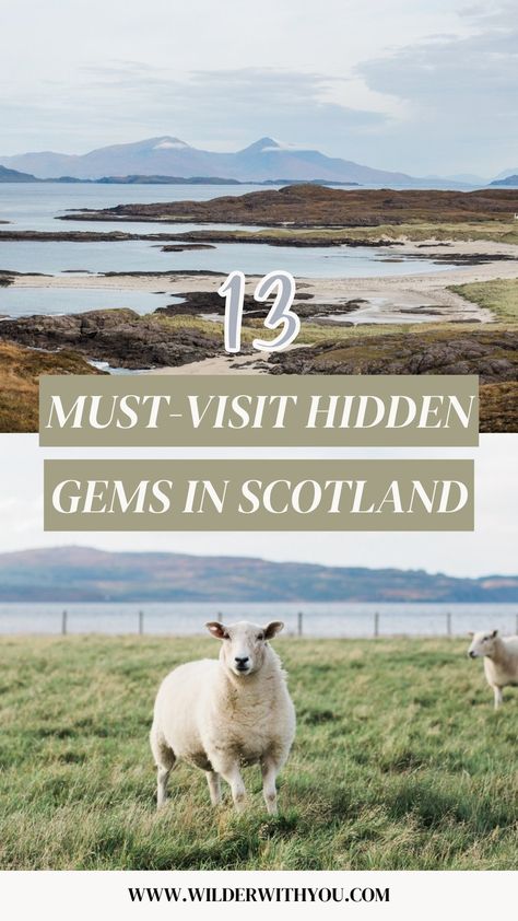 13 of the Best Hidden Gems in Scotland (+ Map) — Wilder With You Pretty Places In Scotland, Must See Scotland, Map Of Scotland Travel, Scotland Hidden Gems, Ayr Scotland, Northern Ireland Travel, Scotland Travel Guide, Scotland Map, Places In Scotland