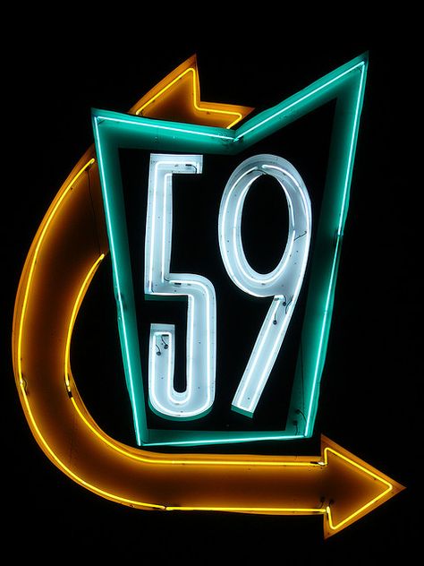 59 Retro Signage, Cool Neon Signs, Neon Jungle, Neon Moon, Nixie Tube, Vintage Neon Signs, Neon Nights, An Arrow, Retro Sign