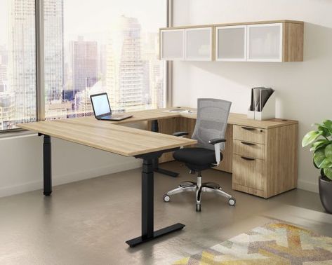 U Shaped Standing Desk, U Shaped Office Desk, Corner Standing Desk, Standing Desk Office, Desk Dimensions, Traditional Desk, Electric Standing Desk, Stand Desk, Stand Up Desk