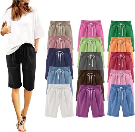 Long shorts outfits