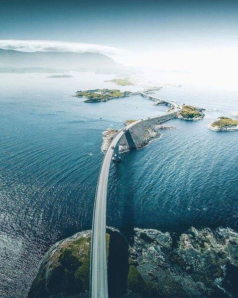 📍 Atlantic Ocean Road, Norway 😲🛣🌉 - - - #norway #norway2day #norwaytravel #norwayphotos #norway🇳🇴 #norway_photolovers #atlanticoceanroad #atlanticoceanroadnorway #atlanticoceanroad🇳🇴 #photography #photo #photoftheday #travelphotography #photos #travelling #photographylovers #photography📷 #photographs #photogrid #naturephotography European Road Trip, Norway Travel, Scenic Routes, Atlantic Ocean, Travel And Leisure, Scandinavia, Travel Around The World, Travel Around, Beautiful Destinations