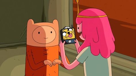 Princess Bubblegum And Finn, Finn And Princess Bubblegum, Adventure Time Princess Bubblegum, Nostalgia Cartoon, Animation Aesthetic, Finn And Jake, Land Of Ooo, Finn Jake, Adventure Time Cartoon