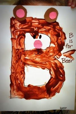 B is for brown bear Letter A Week, Letter B Activities, Zoo Phonics, Abc Crafts, Abc Activities, The Letter A, Alphabet Crafts, Letter Of The Week, Letter Activities