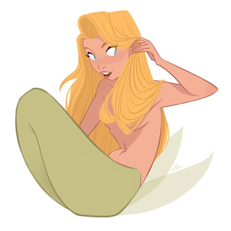 Mermay Day 13, Pernille Ørum Pernille Orum, Pernille Ørum, Tomboy Girls, Vis Dev, Animation Sketches, The Change, Dreamworks, Girl Cartoon, Cartoon Styles