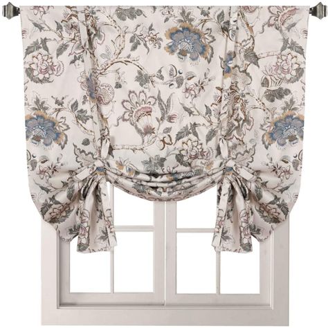 French Country Kitchen Curtains, French Country Curtains, Country Kitchen Curtains, Country Valances, Tie Up Curtains, Tie Up Shades, Balloon Shades, Roman Curtains, Bathroom Window Treatments