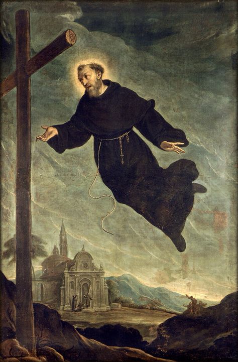 St Joseph Of Cupertino, Traditional Catholicism, Lives Of The Saints, Catholic Pictures, St Ignatius, Religious Pictures, Catholic Images, Historical Painting, Saint Joseph