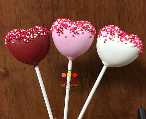 Cake Pop Boxes, Heart Cake Pops, Valentine Cake Pop, Cake Pop Designs, Cake Heart, Valentines Snacks, Valentines Baking, Cake Pop Decorating, Dessert Gifts