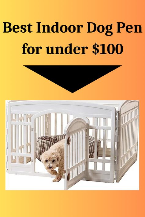 Best-selling indoor play pen. Keep small dogs SAFE & SECURE. #indoordogpen #smalldogpen Indoor Dog Pen, Puppy Playpen, Play Pen, Dog Pen, Pet Playpen, Dog Playpen, Indoor Dog, Indoor Play, I Love Dogs