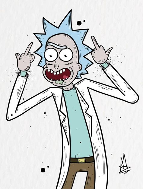 Rick And Morty, The Simpsons, Cartoon Character