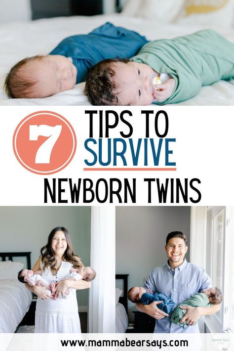 Twins Postpartum, Twins Tips, Twin Pregnancy Belly, Newborn Twin Photos, Twins Schedule, Twin Baby Photography, Twins Announcement, Sleeping Twins, Mamma Bear