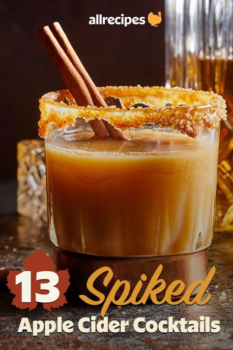 Spiked Caramel Apple Cider, Spiked Apple Cider Recipe, Cider Drink Recipes, Caramel Apple Cider Recipe, Slow Cooker Drinks, Cider Cocktail Recipes, Caramel Apple Cider, Spiked Cider, Apple Cider Drink