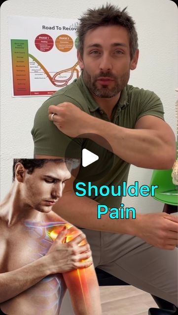 James The Osteopath on Instagram: "How to fix shoulder pain. #shoulderpain #shoulderpainrelief" Shoulder Popping Noise, Shoulder Pain Relief Exercises, Shoulder Stretches For Pain, Exercise For Shoulder Pain, Exercises For Shoulder Pain, Shoulder Trigger Points, Shoulder Pain Remedies, Shoulder Bursitis, Shoulder Muscle Pain