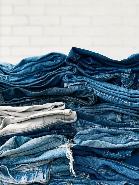 Denim Wallpaper, Sustainable Denim, Denim Inspiration, Denim Ideas, Thrift Flip, Clothing Photography, Denim Details, Sustainable Clothing, Jeans Denim