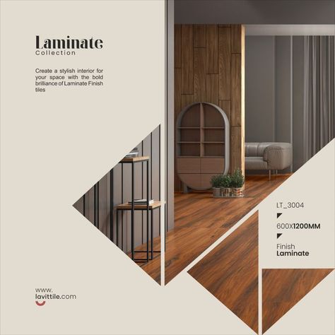 The majesty of Lavit laminate served as a source of inspiration for the creation of your interiors #Lavittile #AMasterstroke #interiordecor #laminateseries #600x1200mm #ceramic #modernspace #moderndesign #luxuryhouses #modernliving #luxuryentryway #bedroom #luxuryfurniture #moderndesignhome #modernhome #woodfloor Inmobiliaria Ideas, Interior Design Template, Interior Design Instagram, 포트폴리오 레이아�웃, Real Estate Marketing Design, Interior Design Presentation, Portfolio Design Layout, Portfolio Layout, Catalog Design