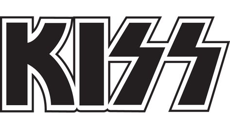 Kiss Band Logo, Band Shirt Ideas, Banda Kiss, Kiss Logo, Band Kiss, Sublimacion Ideas, Rock Band Logos, Logo Evolution, Kiss Art