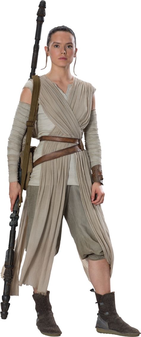 Rey Star Wars costume Ray Costume, Rey Star Wars Costume, Ray Star Wars, Star Wars Costumes Diy, Modest Halloween Costumes, Daisy Ridley Star Wars, Disfraz Star Wars, Rey Costume, Star Wars Halloween Costumes