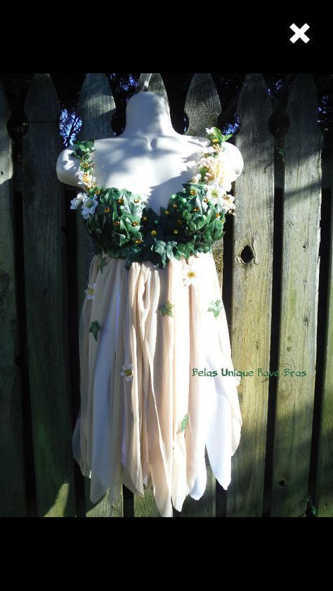 Fairy, earth mother dance costume, baby doll dress Fairy Dress Costume, Nature Costume, Bra Costume, Mother Nature Costume, Garden Fairy Costume, Fairy Costume Women, Fairy Costume Diy, Show Girl, Diy Costumes Women