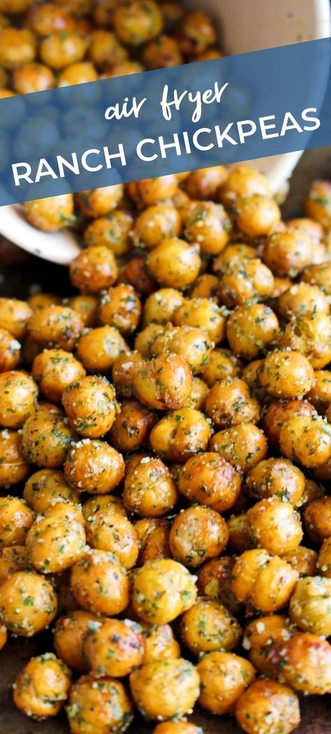 Chickpea Fries Air Fryer, Air Fried Chickpeas Recipe, Chickpea Air Fryer Recipe, Chick Pea Air Fry Recipes, Baked Chic Peas Healthy Snacks, Chickpeas Snack Airfryer, Garbonzo Beans Air Fryer, Garbanzo Bean Air Fryer, Air Fry Chick Pea Recipes