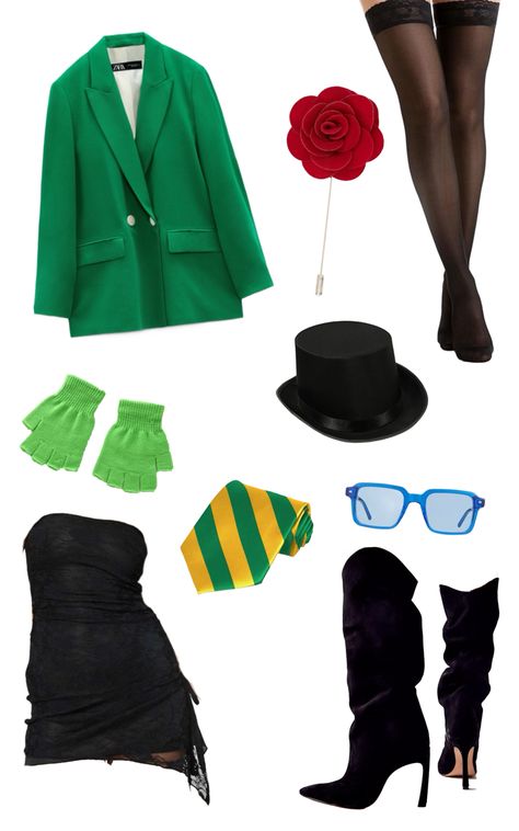 The Lorax onceler halloween costume inspiration mood board disney The Onceler Costume Girl, Oncler Costume Women, Onceler Halloween Costume, Lorax Outfit, Lorax And Onceler Costume, The Lorax Halloween Costume, Lorax Halloween Costumes, Oncler Costume, Onceler Costume