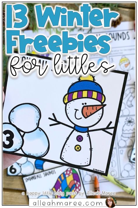 These 13 winter freebies for kids are perfect activities for first grade, second grade, and even kindergarten students this season! Click the pin to read short description of each free resource and download your free copy of each printable. 1st Grade Winter Activities, Kindergarten Literacy Centers Freebies, January Centers For Kindergarten, Winter Literacy Centers Kindergarten, Fdk Activities, Winter Centers Kindergarten, January Kindergarten Activities, Winter Activities For Kindergarten, Free Winter Activities