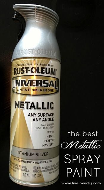 Rustoleum Titanium Silver Spray Paint - creates the most realistic 'brushed nickel' finish! Spray Paint Tips, Painting Hardware, Paint Hardware, Painting Laminate Furniture, Spray Paint Furniture, Painting Laminate, Silver Spray Paint, Laminate Furniture, Metallic Spray Paint