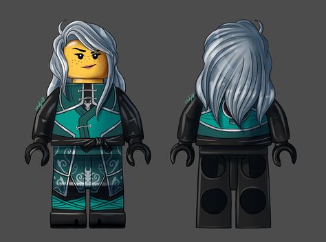 Lego Ninjago Oc, Lego Oc, Ninjago Oc, Ninjago Art, Ninjago Fanart, Custom Minifigures, Ninja Girl, Lego Ninjago Movie, Lego Characters