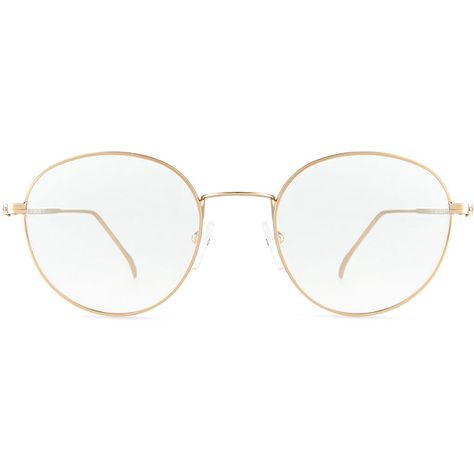 Illesteva Jefferson Round Wire Optical Frames ($175) ❤ liked on Polyvore featuring accessories, eyewear, eyeglasses, clear eye glasses, round eye glasses, round metal frame glasses, clear eyewear and lens glasses Golden Glasses, Glasses Ideas, Fake Glasses, Latest Sunglasses, Metal Frame Glasses, Stylish Eyeglasses, Clear Eyes, Fall Handbags, Four Eyes