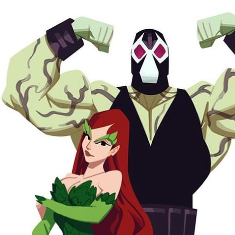 Bane And Poison Ivy, Bane Fanart, Poison Ivy And Bane, Poison Ivy Fanart, Ivy Fanart, Batman Fanart, Bane Batman, Poison Ivy Batman, Dc Art