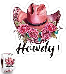 Online Shop Packaging, Cow Print Stickers, Cowboy Party Favors, Western Stickers, Stickers For Small Business, Shop Packaging, Rodeo Birthday Parties, Rodeo Birthday, Western Theme Party