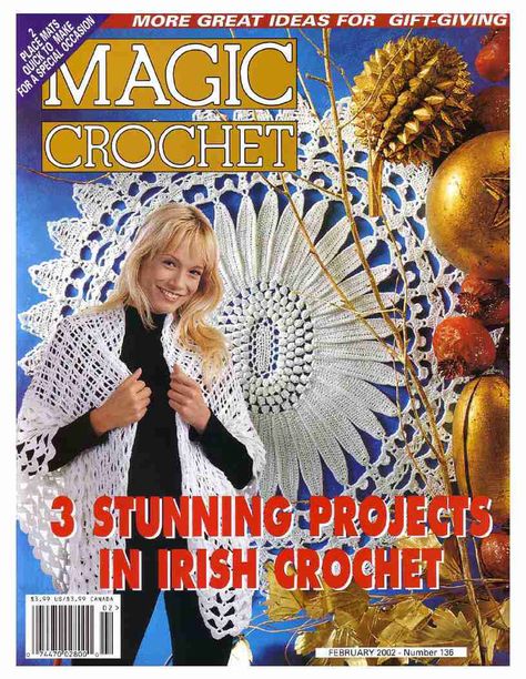 Magic Crochet Magazine, Magic Crochet Magazine Patterns Free, Crochet Magazine Free Download, Crochet Numbers, Crochet Dreams, Magic Crochet, Crochet Bedspread Pattern, Craft Books, Crochet Magazine