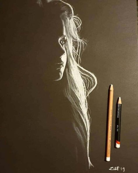 Spotify Art, Easy Drawing Step By Step, Drawing Concepts, Drawing Dragon, Drawing Step By Step, Black Paper Drawing, Charcoal Portraits, Pastel Portraits, Drawing Step