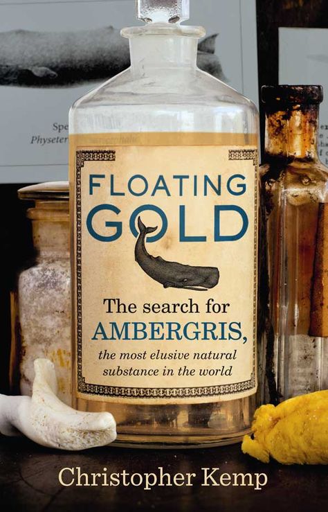 Ambergris is used in perfume manufacture, and is the most elusive natural substance in the world, as it comes from the lining of the intestines of the sperm whale, regurgitated as a stone like amber Fishing For Beginners, Sperm Whale, Bottle Design, The Search, Worth Reading, Scents, Floating, Things To Come, Reading