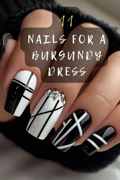 Need the perfect nail color? Check out these 11 options that pair beautifully with a burgundy dress. Click to explore! 💅👗 #NailArt #BurgundyDress #StyleTips #BeautyInspo #Fashion Perfect Nail Color, Grey Nail Designs, Fun Nail Colors, Gray Nails, Color Nails, Shellac Nails, Burgundy Dress, Nail Color, Perfect Nails